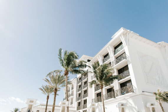 An exterior view of the building of Opal Grand.