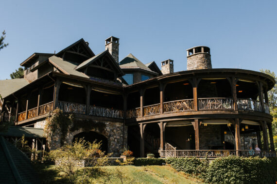 Lake Placid Lodge front view in New York