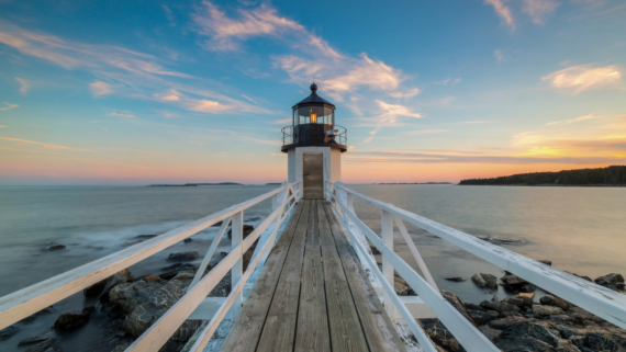 The Marshall Point Lighthouse in Port Clyde.