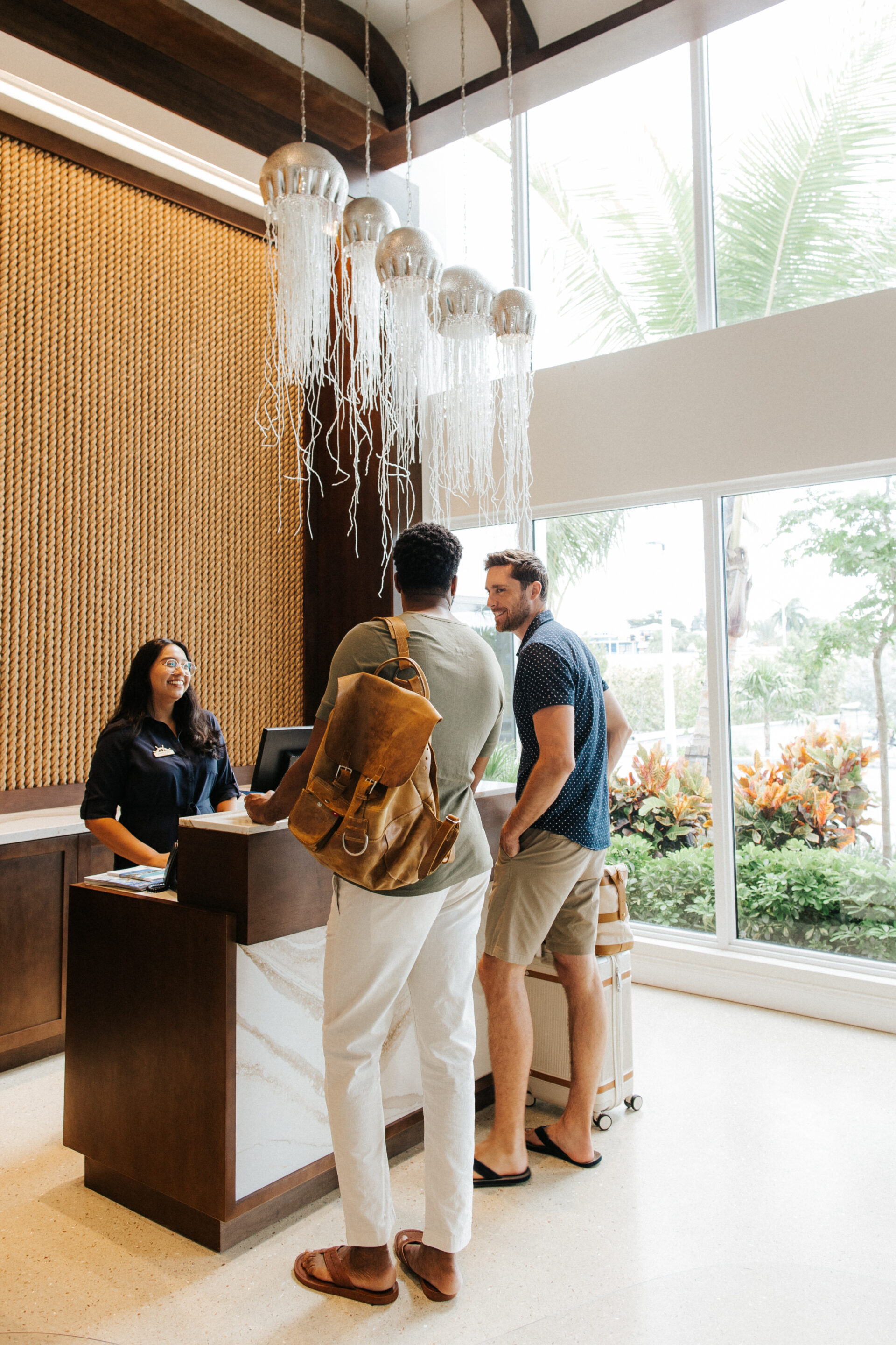 Team member greets guests at The Capitana Key West