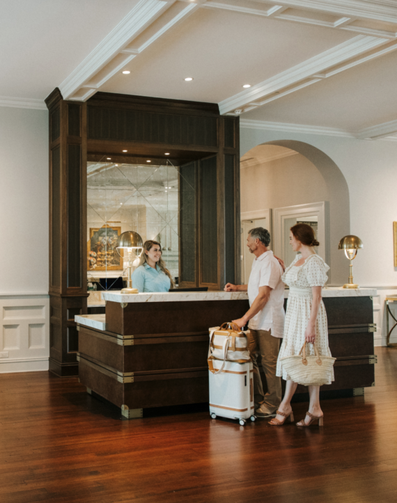 Guests check into Belleview Inn