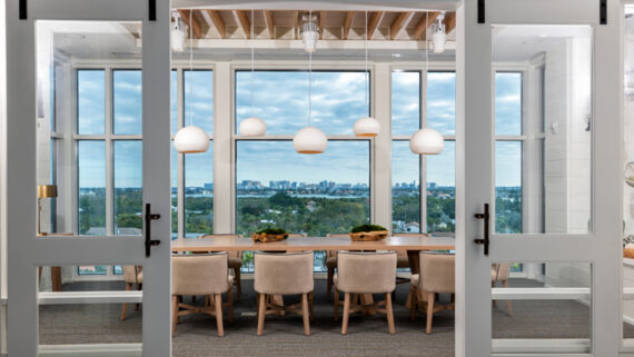 Skyline North social event space at Lido Beach Resort.