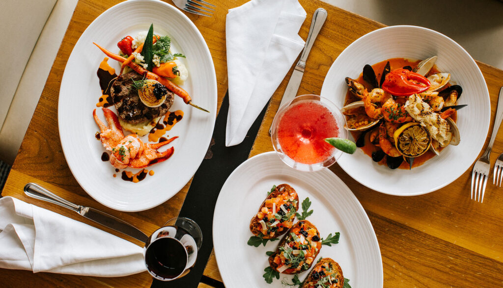 The Italian-inspired dishes at La Bella Vita.
