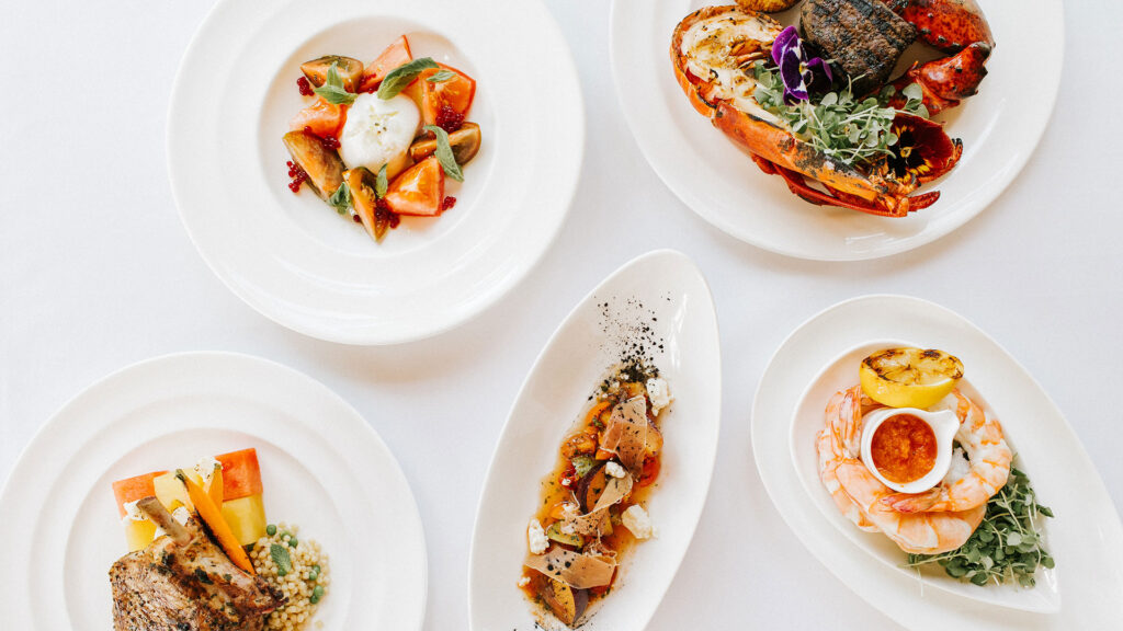 The array of dishes you will have a hand in at The Sagamore Resort during the Chef for Day program