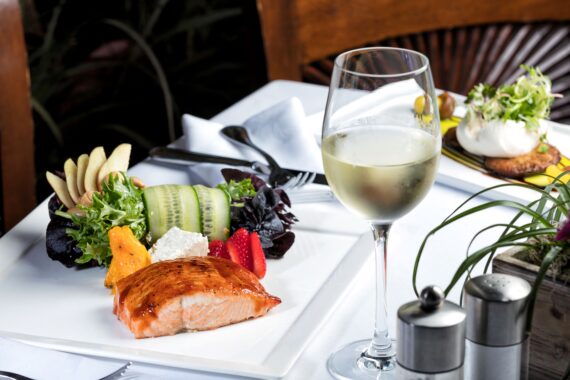 salmon entree