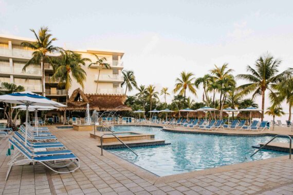 The stunning pool at Reefhouse Resort.