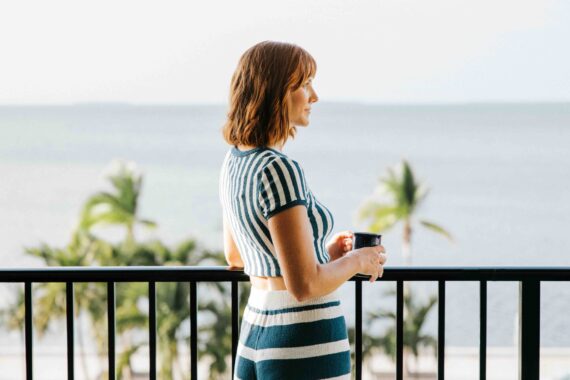 oceanview balcony at The Laureate