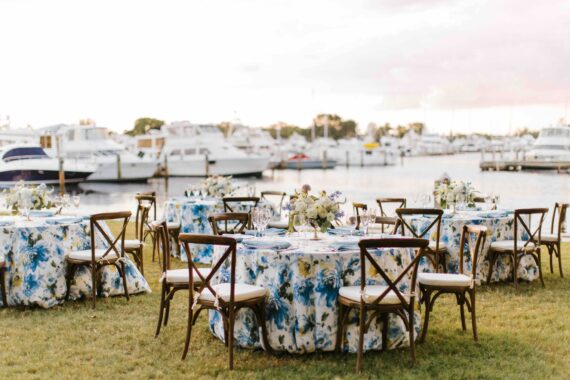beautiful events set up at the resort at longboat key club