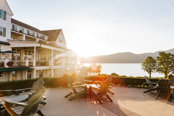 Sagamore Patio in the Sun overlooking Lake George