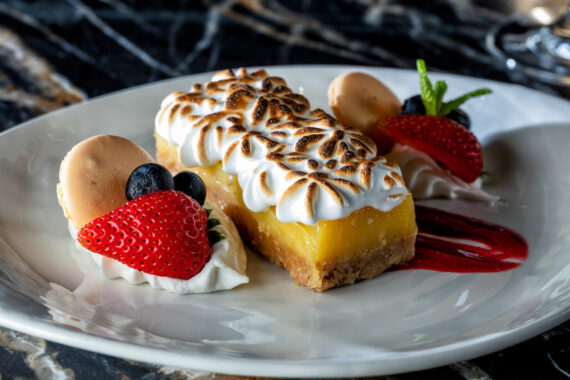 Key lime bar served at drift