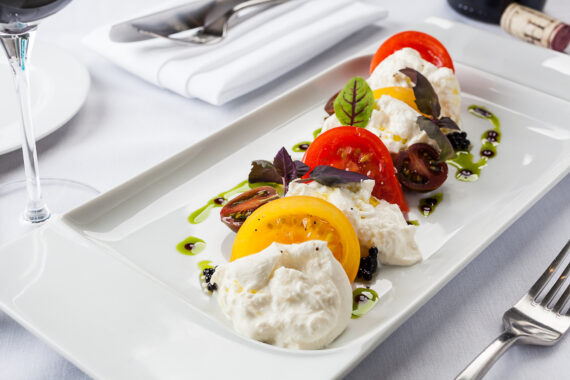 cheese and tomato appetizer
