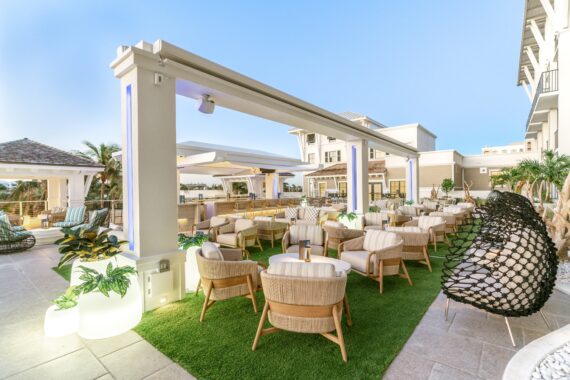 elevates outdoor seating