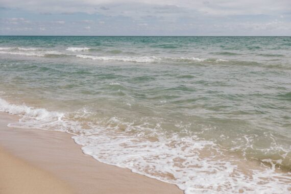 A view of the waters at Delray Sands.