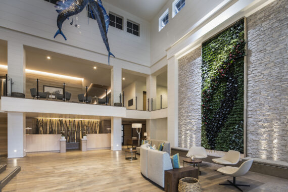 lobby at hutchinson shores